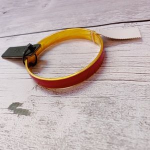 JCrew gold / pink bangle